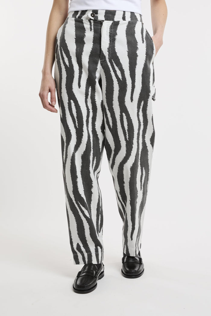 Pantalone zebra donna mop020n1274 - 2