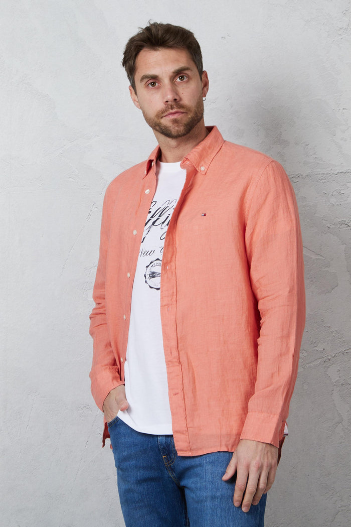 Camicia peach uomo 30897tkl - 3