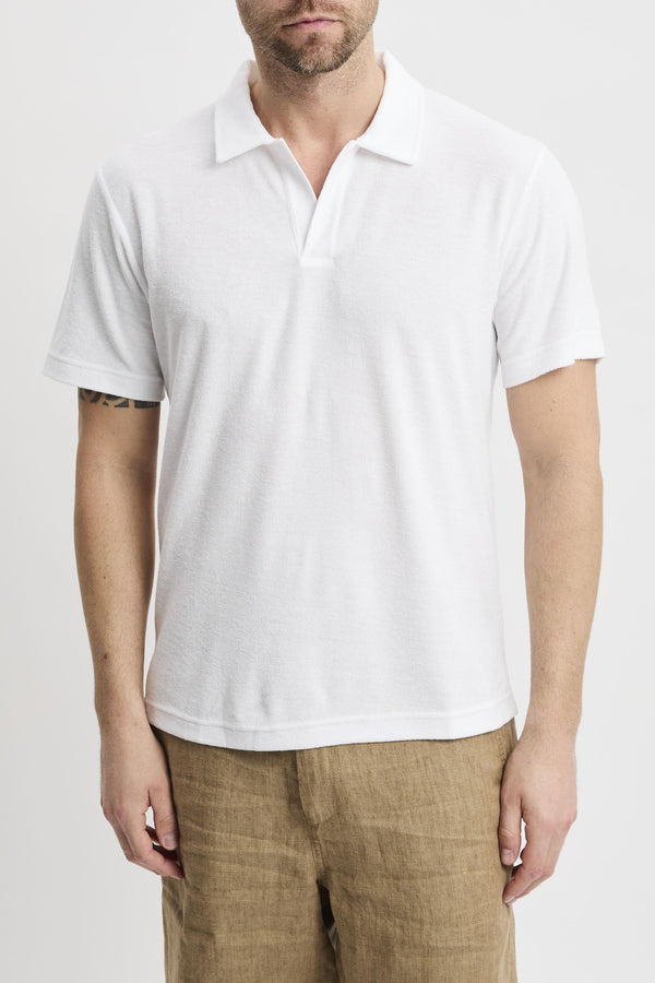 Polo Jeremy in cotone effetto spugna