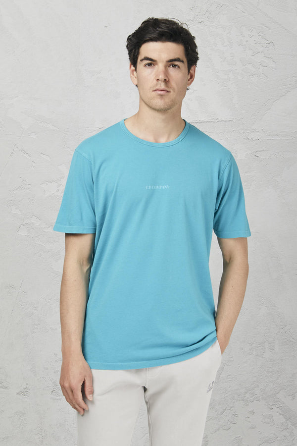 T-shirt tile blue uomo ts142a-005431r825