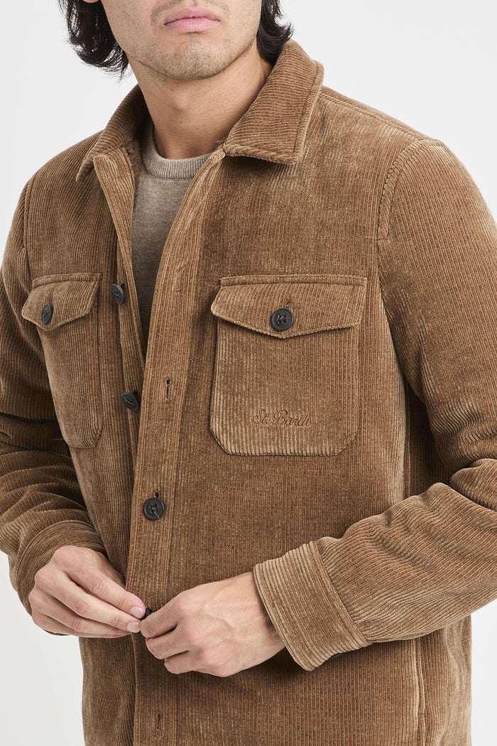 Giacca camel uomo land00619 - 6