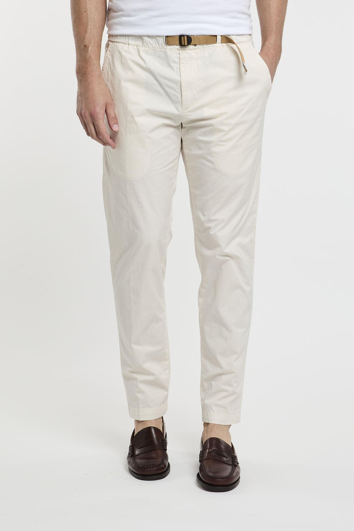 Pantalone joggers in popeline