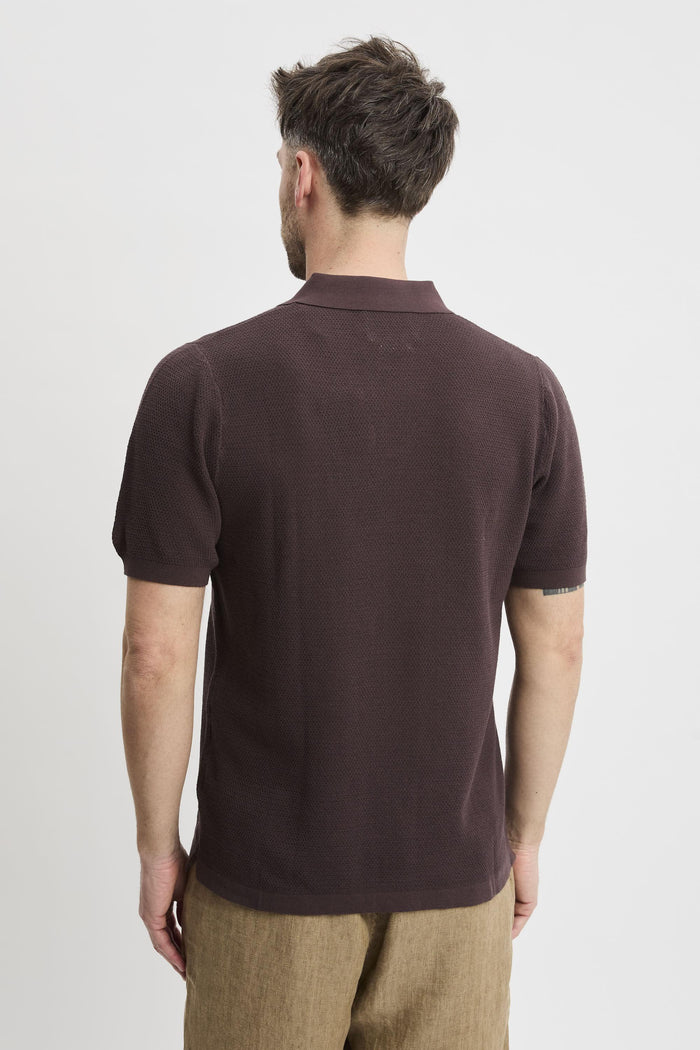 Polo brown uomo slo000918 - 6