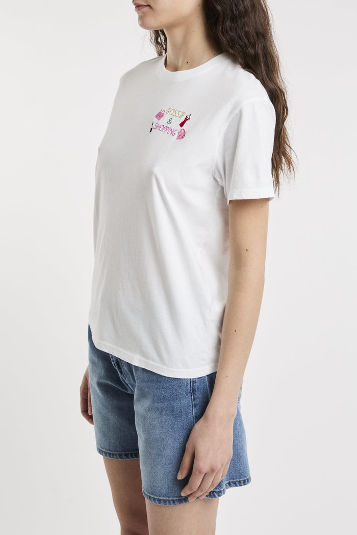 T-shirt bianca donna 06016h01n - 3