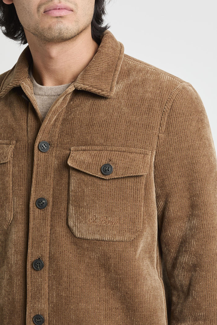 Giacca camel uomo land00619 - 5