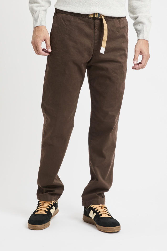 Pantalone marrone uomo su660581 - 3