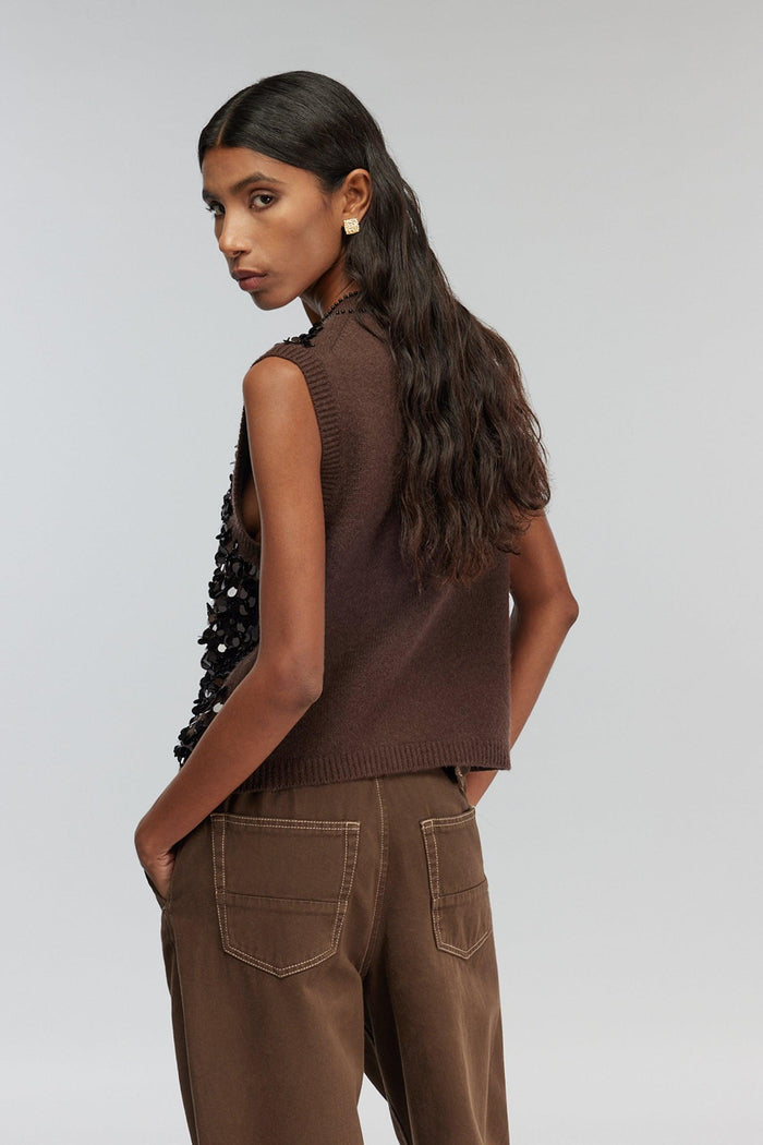 Gilet brownie donna d25u89-0 - 3