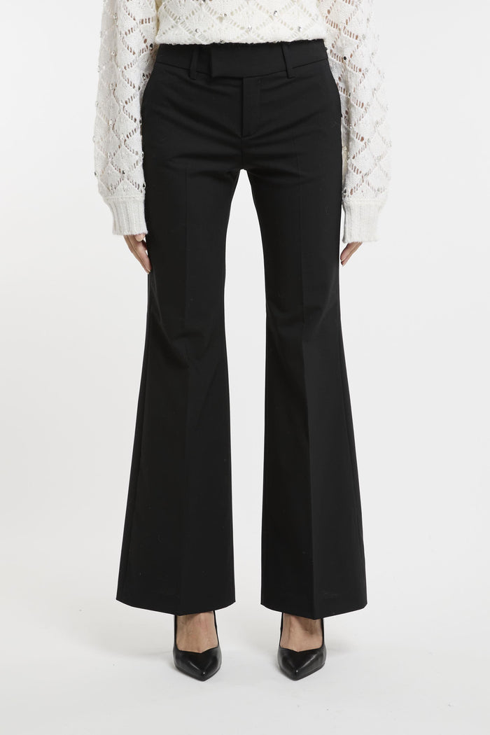 Pantalone nero donna dp1052ts0018999 - 2