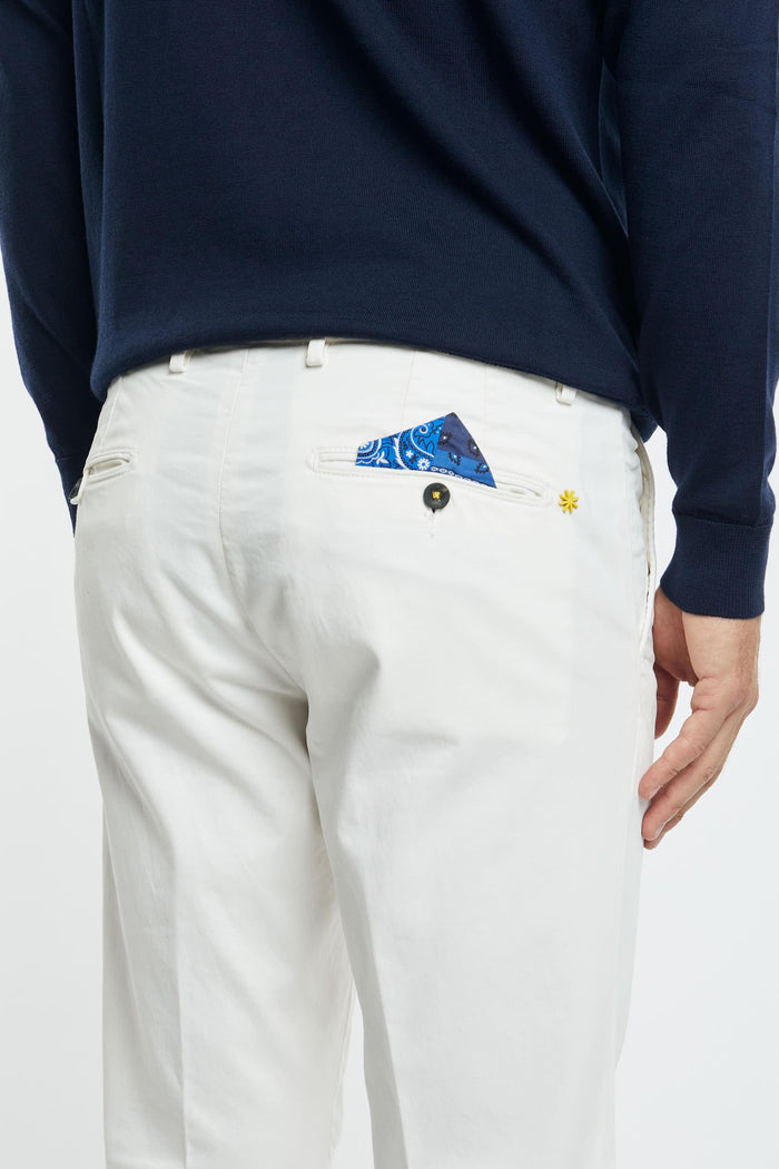 Pantalone bianco uomo p1418t23386503 - 5