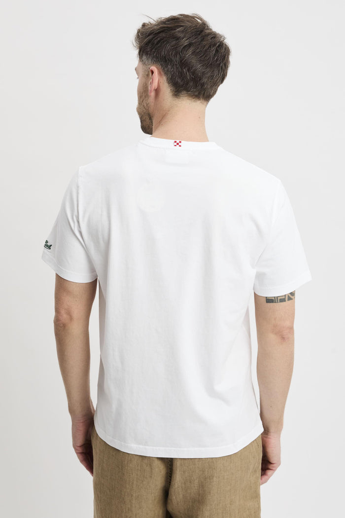 T-shirt white uomo pot000101n - 5