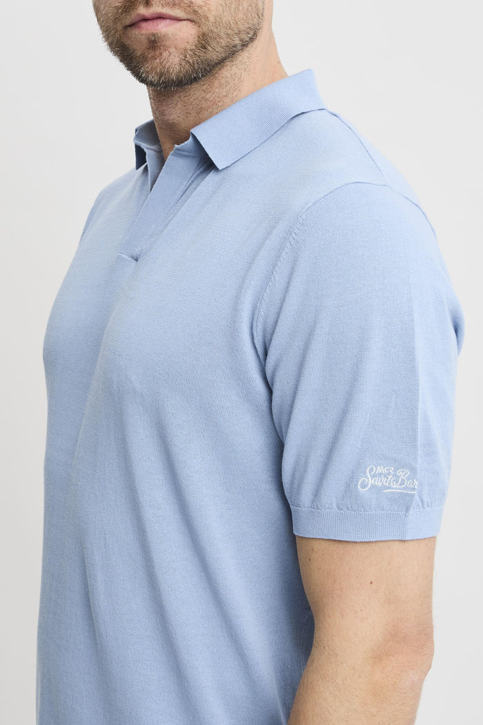 Polo light blue uomo slo000131 - 4