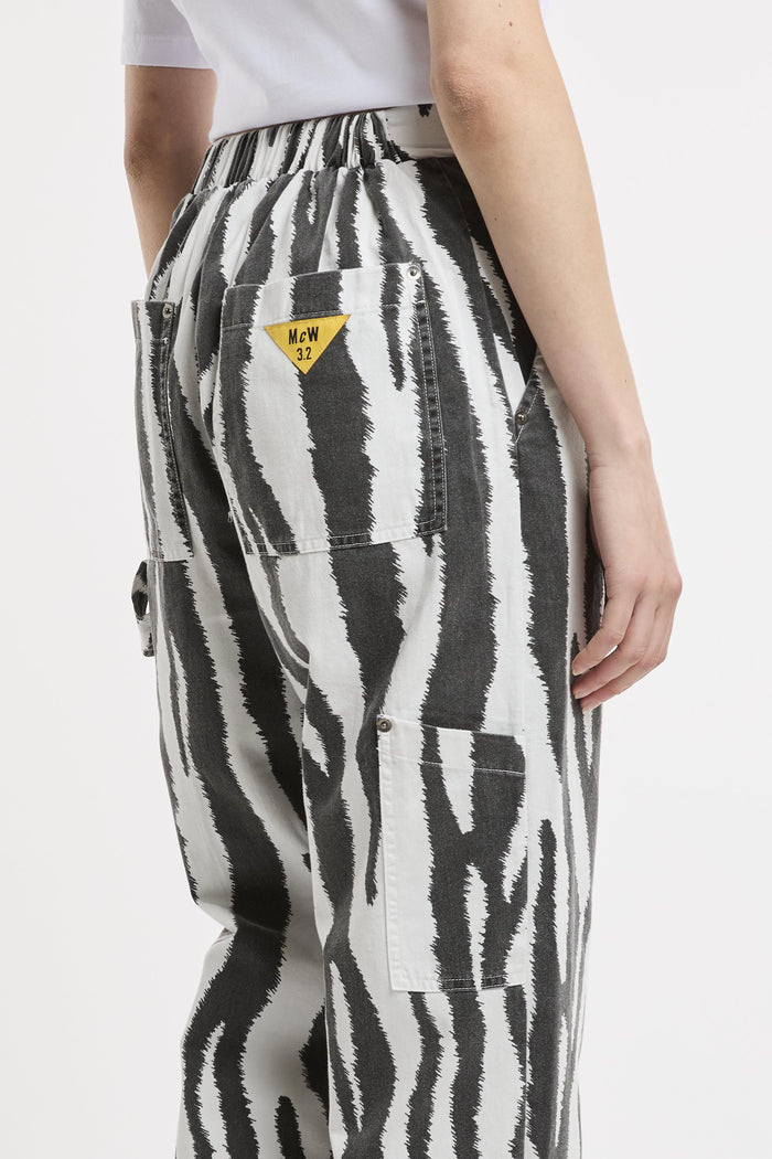 Pantalone zebra donna mop020n1274 - 6
