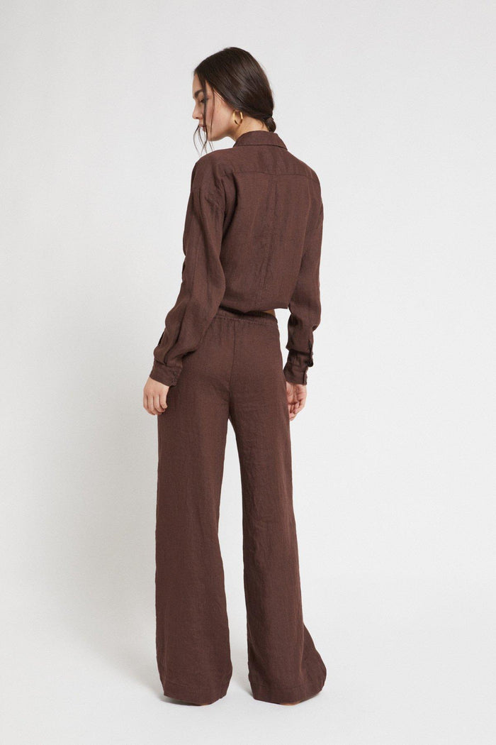 Pantalone  donna dp9820cioccolato - 5