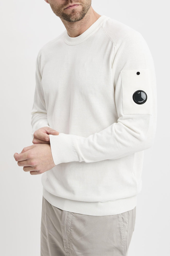 Maglia girocollo in cotone crepe-2