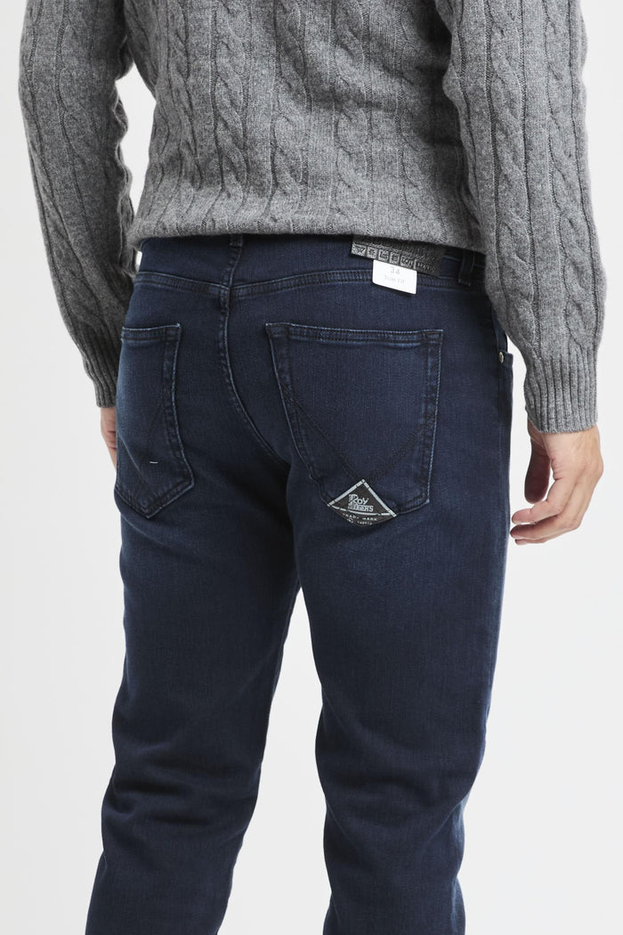 Jeans denim black uomo rru075n1190549c0998 - 5
