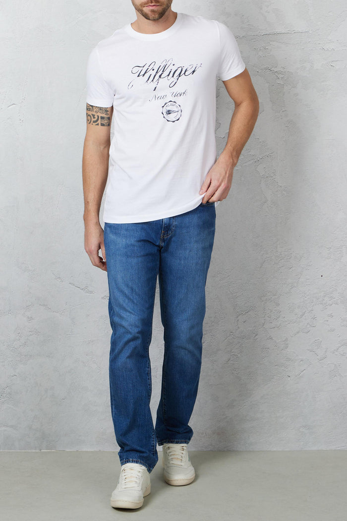 T-shirt white uomo 30040ybr - 6