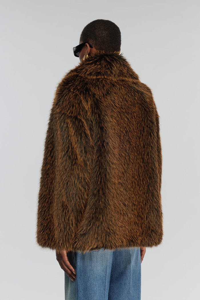 Pelliccia brownie donna w01u89-0 - 3