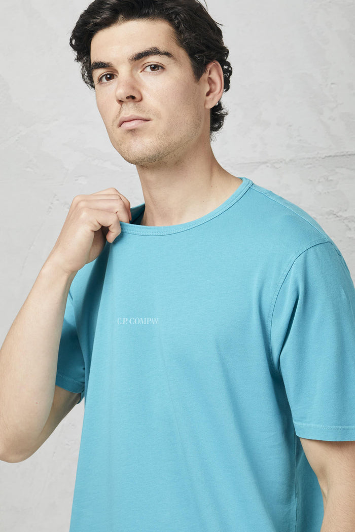 T-shirt tile blue uomo ts142a-005431r825 - 5