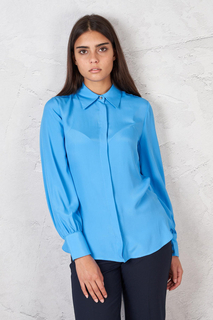 Camicia in misto seta-2