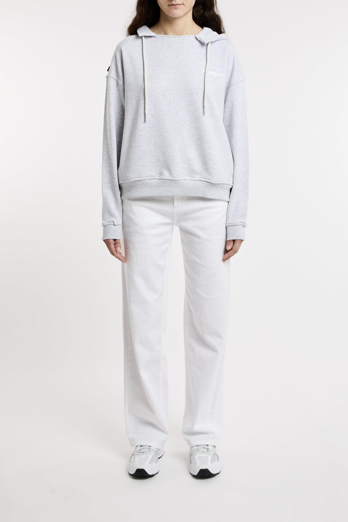 Felpa grigio  melange donna df5132ff0026912 - 6