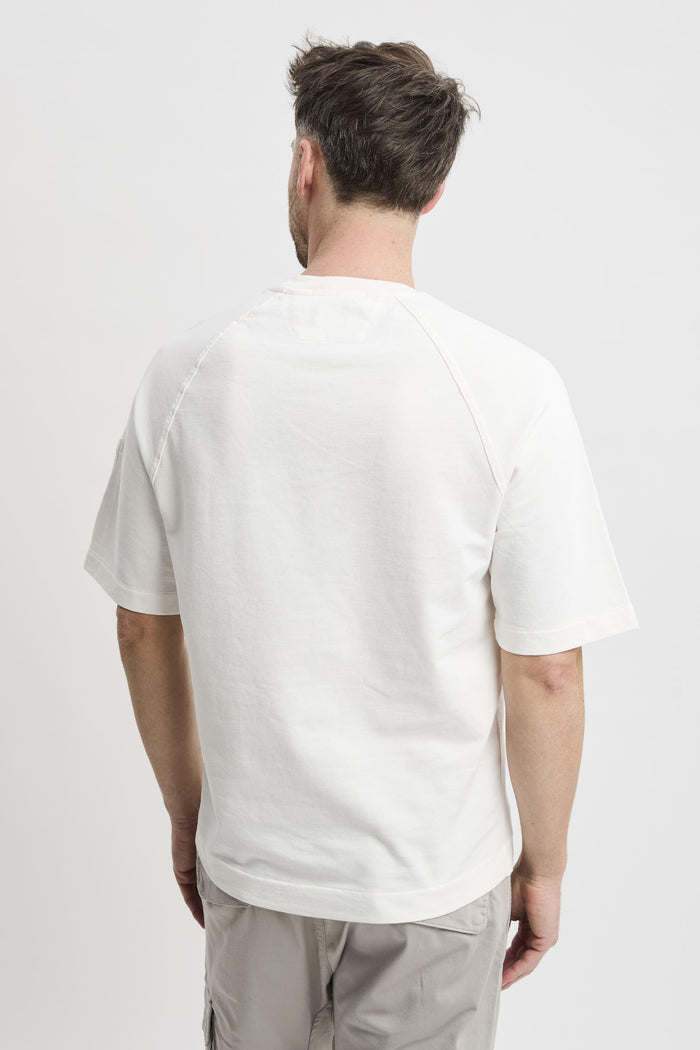 T-shirt white uomo ss034a002246g103 - 4