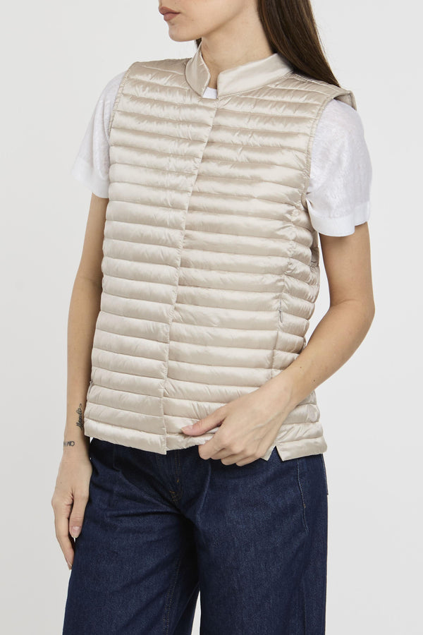 Gilet sand beige woman d87030wiris1840003