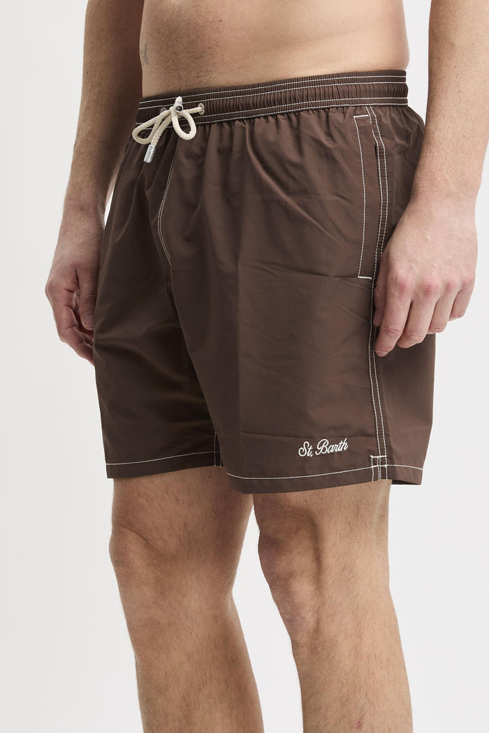 Costume dark brown uomo patm00118h - 3