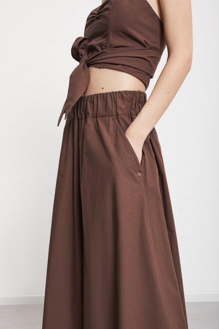 Pantalone  donna dp9832cioccolato - 2