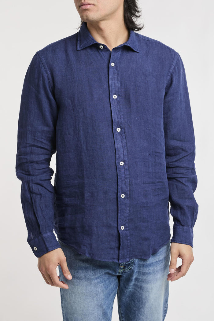 Camicia Pierce Riviera in lino dyed-2