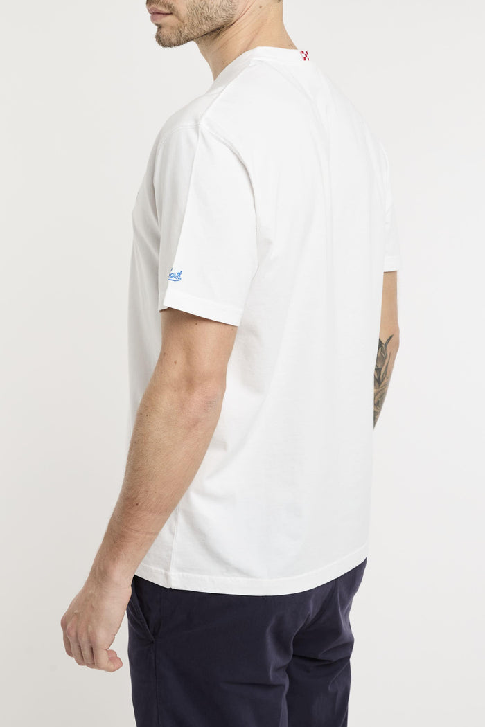 T-shirt bianca uomo 01164h01n - 6
