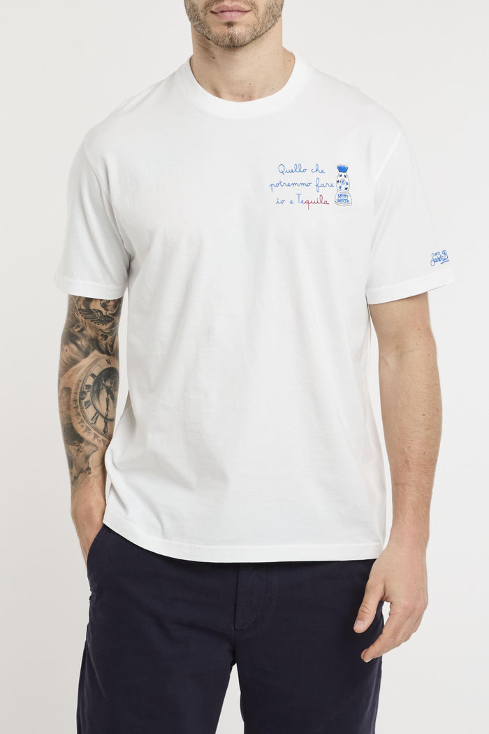 T-shirt bianca uomo 01164h01n - 2