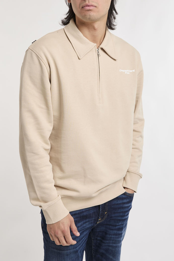 Felpa Boss con colletto e zip-2