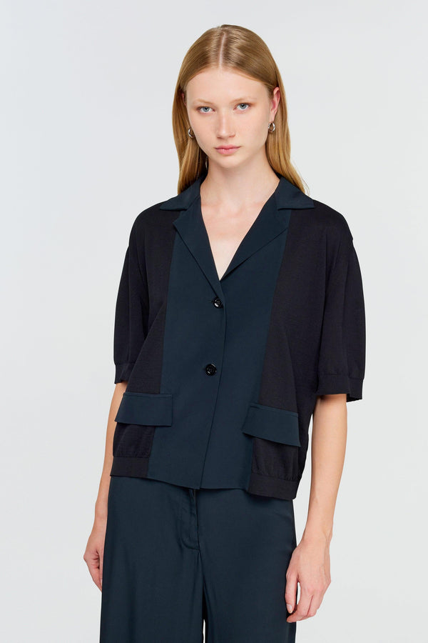 Cardigan nero woman c26y69-0