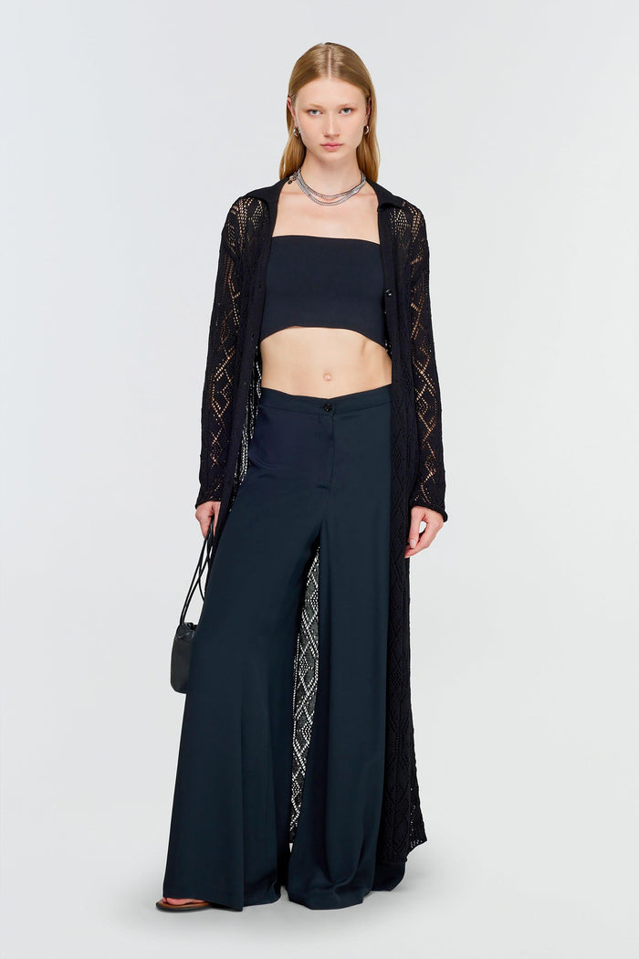 Pantalone nero donna u43y69-0 - 5