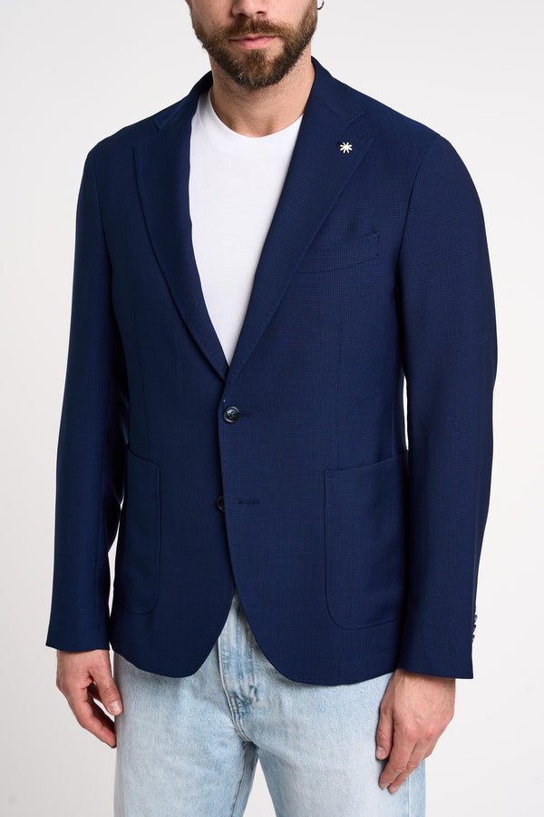 Giacca blu uomo g272824325188