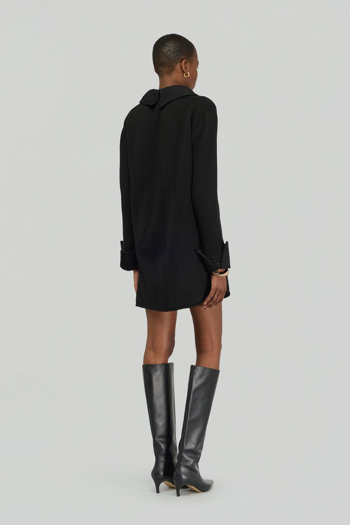 Abito nero donna e52y69-0 - 3