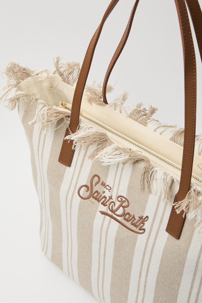 Borsa bianco/beige donna cbf000100589l1118 - 4