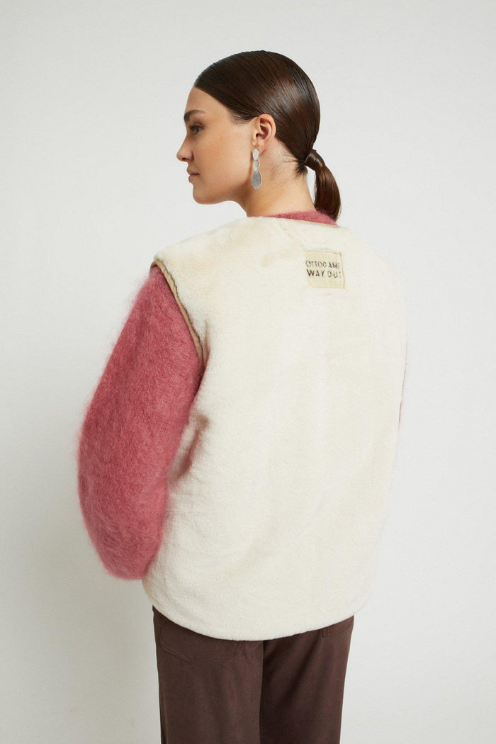 Gilet  donna og6143ecru - 3