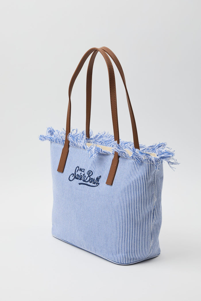Borsa bianco/azzurro donna cbmf00101770l1761 - 3