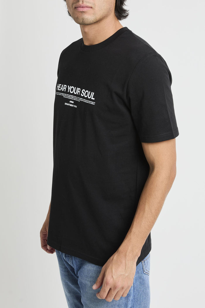 T-shirt nero uomo ut5102jf0034999 - 3