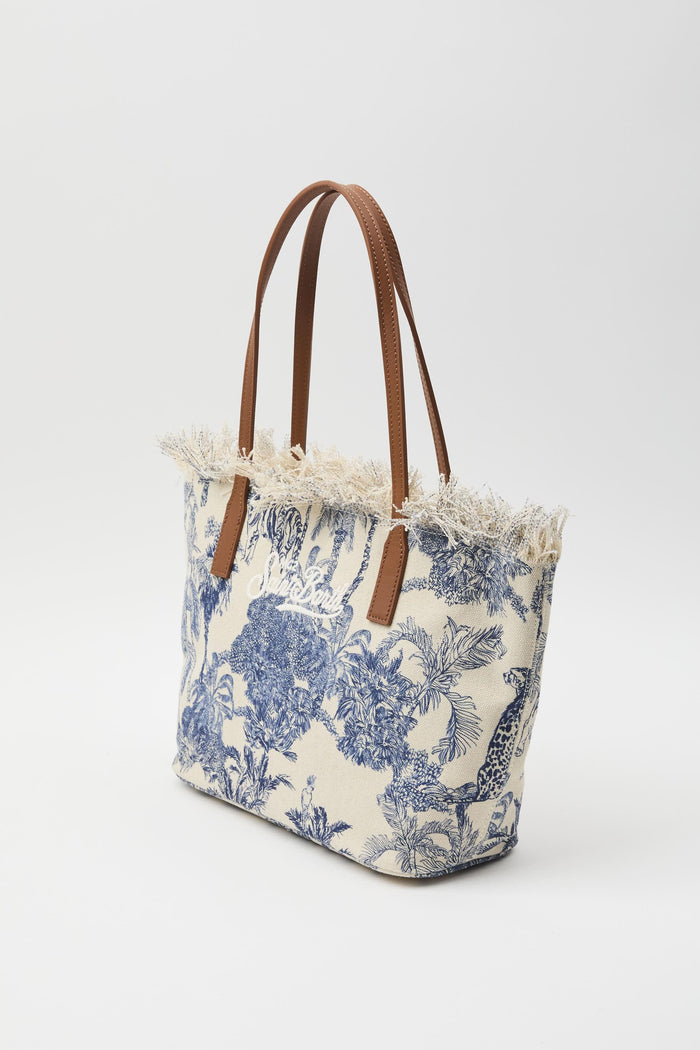 Borsa City medium in canvas fantasia-2