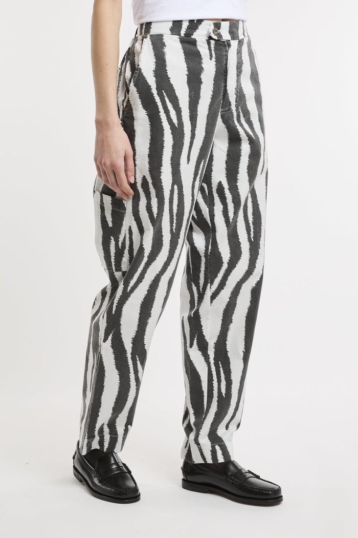Pantalone zebra donna mop020n1274 - 4