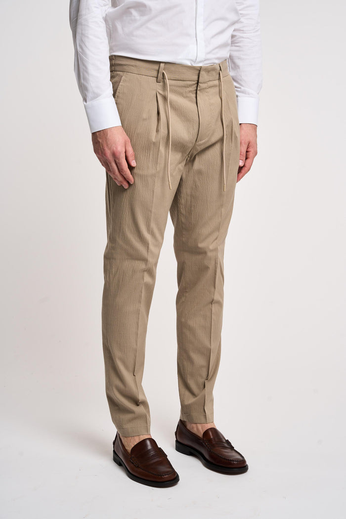 Pantalone jogging seersucker