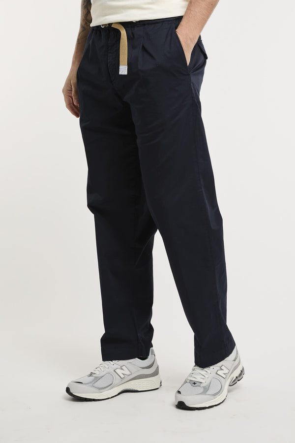 Pantalone blu uomo su6783037