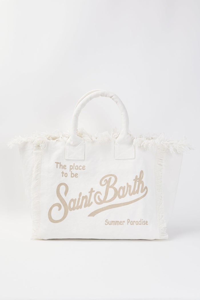 Borsa Vanity in tela di cotone