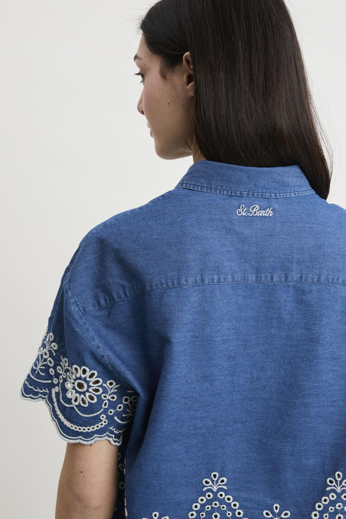 Camicia denim donna cem000100473l10 - 8