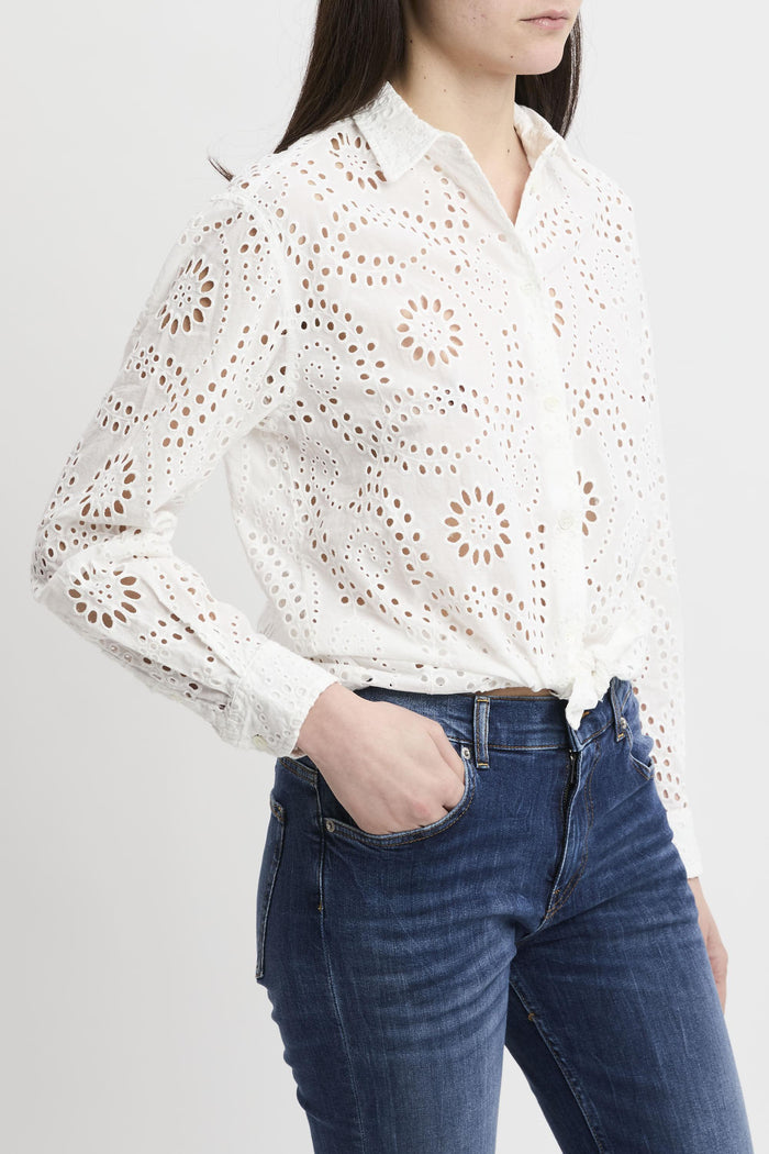 Camicia bianca donna mdh00101444l01 - 4