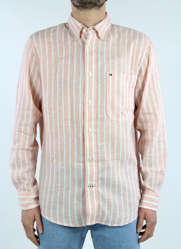 Camicia guava/white uomo 231450d1