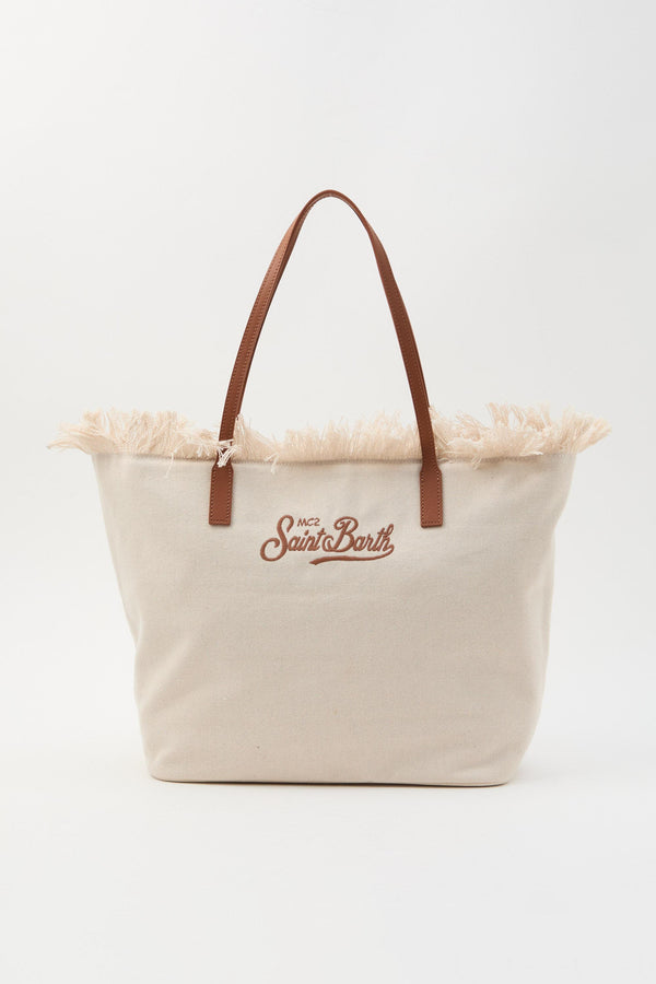 Borsa City regular in tessuto canvas