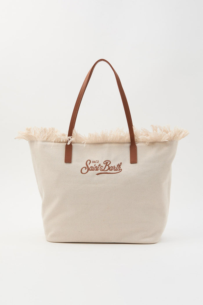Borsa City regular in tessuto canvas